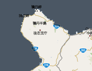 国土交通省のデータによる地図